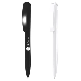 Trinity ballpoint pen | Metal | Blue ink | Triangular housing | Opaque & glossy