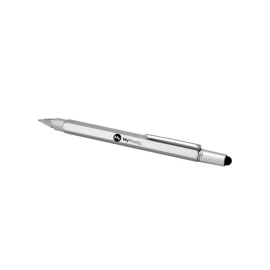 Ballpoint pen | Recycled aluminium | Multifuncional | Black ink | Double sided ruler