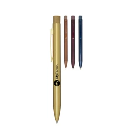 Ballpoint pen | Recycled brass | Black ink | Coloured spray coating