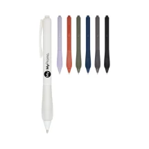 Stylo-bille | ABS recyclé | Encre bleue | Avec grip en caoutchouc