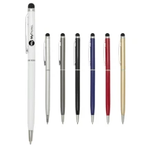 Stylo bille | Aluminium | Encre bleue | Stylet intégré pour écrans tactiles