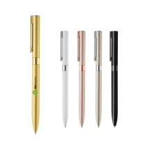 Ballpoint pen | Aluminium | With clip | Black ink