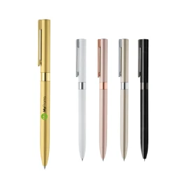 Ballpoint pen | Aluminium | With clip | Black ink