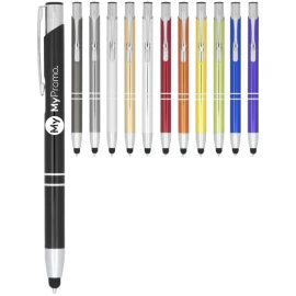 Ballpoint pen | Stylus at the pen tip | Aluminium