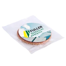 Stroopwafel | Transparante folie | Gepersonaliseerde full colour sticker