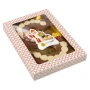 S-chocoladeletter | 450 g | Melkchocolade | Met full colour sticker