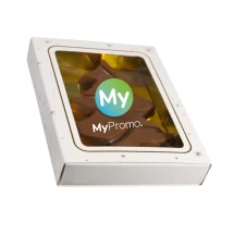 Doos met chocolade kerstboom | Papier | 291 g | 19.7 × 14 × 2.7 cm | Full colour sticker