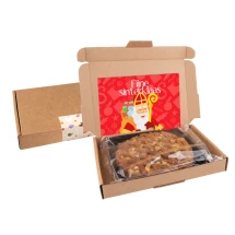 Brievenbus cadeau | 23,80 x 3 x 15,80 cm | Met speculaascake | Volledig aanpasbare kaart