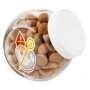 Barattolo piccolo in vetro | 0,4 L | Ripieno assortito | Con adesivo personalizzabile