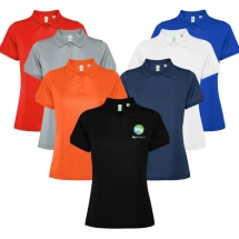 Polo Roly | 100% polyester recyclé 120 g/m² | Pour femme | Manches courtes