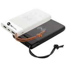 Draadloze powerbank | ABS | 5.000 mAh | Gehard glas