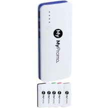 Power bank | Plastic | 10.000 mAh | LED flashlight