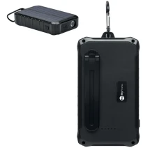 Solar Dynamo Ladegerät | ABS | 8000 Mah | Inkl. 1 LED Licht und 100 Lumen