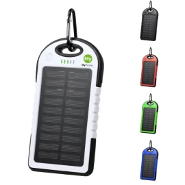 Power bank | 4000 mAh | Résistant à l’eau | Charge solaire