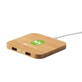 Chargeur sans fil | Dumiax | 2100 mA | Bambou
