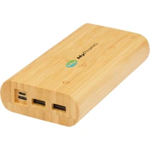 Power bank | Bamboo | 20.000 mAh | 30-cm charging cable