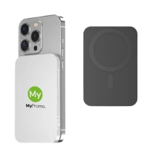 Powerbank | Gerecycled aluminium | 3000 mAh | 0,6 x 7 x 10,2 cm | Geen kabel nodig
