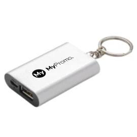 Schlüsselanhänger mit Powerbank | Kunststoff | Verwendung auf jedem mobilen Gerät