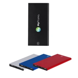 Powerbank | Aluminium | 4000 mAh | USB-Ausgang & Micro-USB-Eingang | LED-Ladeanzeige
