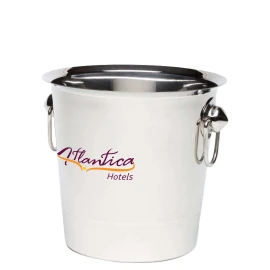 Wine bucket | Stainless steel | With ring handle (4 Liters)
