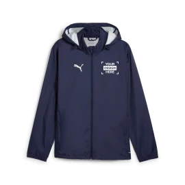 Puma Allwetterjacke | Recyceltes Nylon | Kapuze | Durchgehender Reißverschluss | Nachhaltig