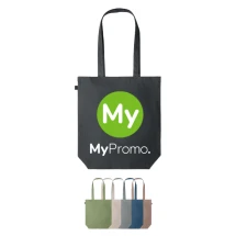 Boodschappentas | Hennep 200 g/m² | Met zijvouw | Lange hengsels