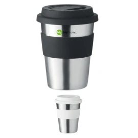 Tumbler | Stainless steel | 350ml | Silicone lid and grip