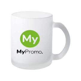 Mug | Glass | 300 ml | Frosted effect