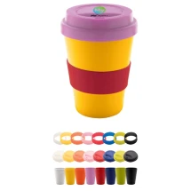 Thermobecher | 300ml | Kunststoff | Silikongriff