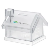 Spaarpot in de vorm van een huis | Plastic | 10X8,5X9 cm