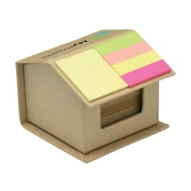 Memo houder | Karton | 300 vellen | Inclusief sticky notes