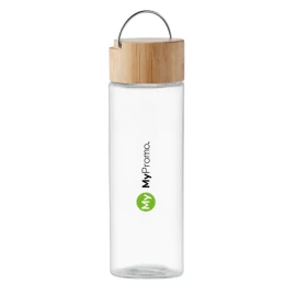 Water bottle | Glass | 500ml | Bamboo lid & handle