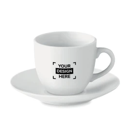 Tasse à espresso & soucoupe | Porcelaine | 80 ml
