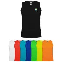 Roly Sporttanktop | Polyester 140g/m² | Herren | Schnelltrocknendes Gewebe