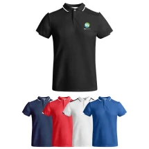Roly kinder sportpolo | Gerecycled polyester 140g/m² | Detail in de mouwen