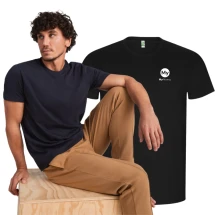 T-shirt da uomo Roly | 100% cotone biologico | 160 g/m² | Manica corta