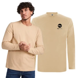 Roly men's t-shirt | 100% cotton | 160 g/m² | Long sleeves
