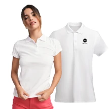 Polo Roly | 100 % coton biologique 210 g/m² | Pour femme | Manches courtes | Col et bordures de manches côtelés