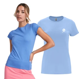 Roly T-Shirt | 100% Baumwolle mit Elastan | Rundhalsausschnitt | Für Frauen