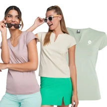 T-shirt Roly | Coton & élasthanne | Manches courtes | Pour femmes