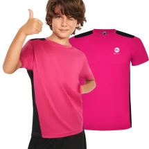 T-shirt de sport pour enfants Roly | Polyester 130g/m² | Tissu en maille 3D à l'arrière