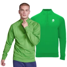 Sweatshirt à manches longues Roly | Polyester 200g/m² | Unisexe | Fermeture éclair quart de longueur
