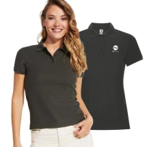 Polo Roly | Coton et polyester 190 g/m² | Pour femmes | Manches courtes