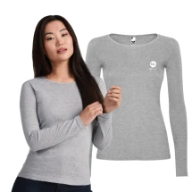 T-shirt pour femme Roly | 100% coton | 160 g/m² | Manches longues