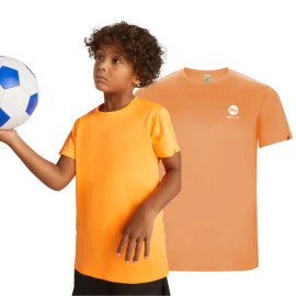 Roly sports T-shirt | Polyester | For kids | Packing in recycled material | Roly