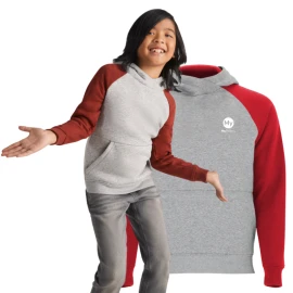 Sweat à capuche Roly | Coton et polyester 280 g/m² | Pour enfants | Bicolore
