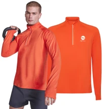 Sweat-shirt Roly | Polyester recyclé 200 g/m² & élasthanne | Pour homme | Fermeture zippée un quart | Coutures renforcées