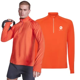 Roly Sweatshirt | Recyceltes Polyester 200 g/m² & Elasthan | Für Herren | Viertelreißverschluss | Verstärkte Nahtabdeckungen