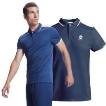 Polo de sport Roly | Polyester recyclé 140g/m² | Pour hommes | Détails dans les manches