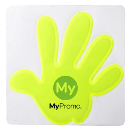Reflecterende sticker | Hars | 67x55mm | Handvorm
